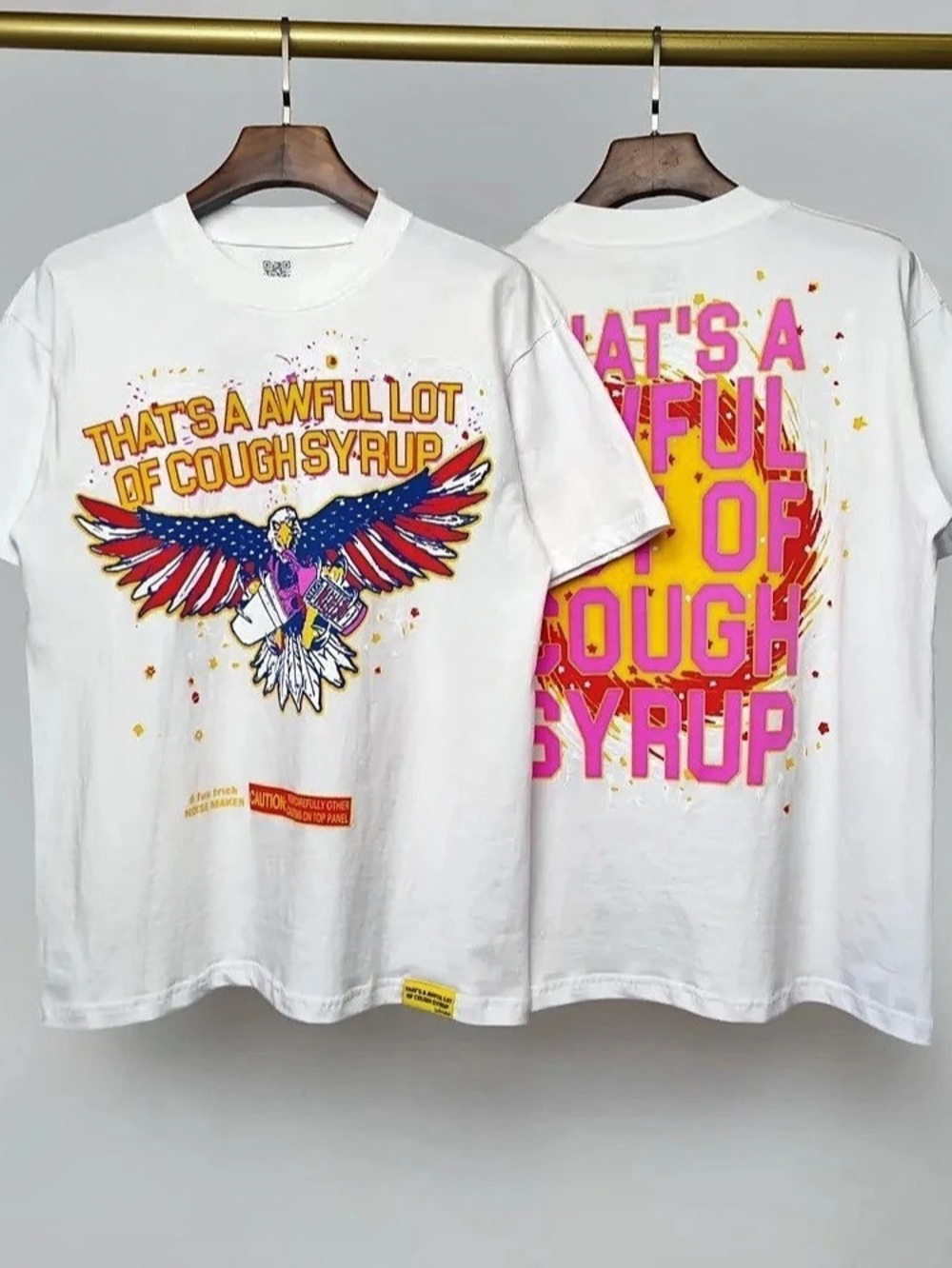 That's A Awful Lot Of Cough Syrup White Eagle Tee